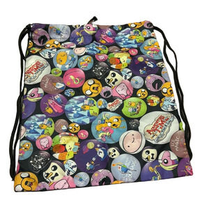 Adventure time drawstring backpack